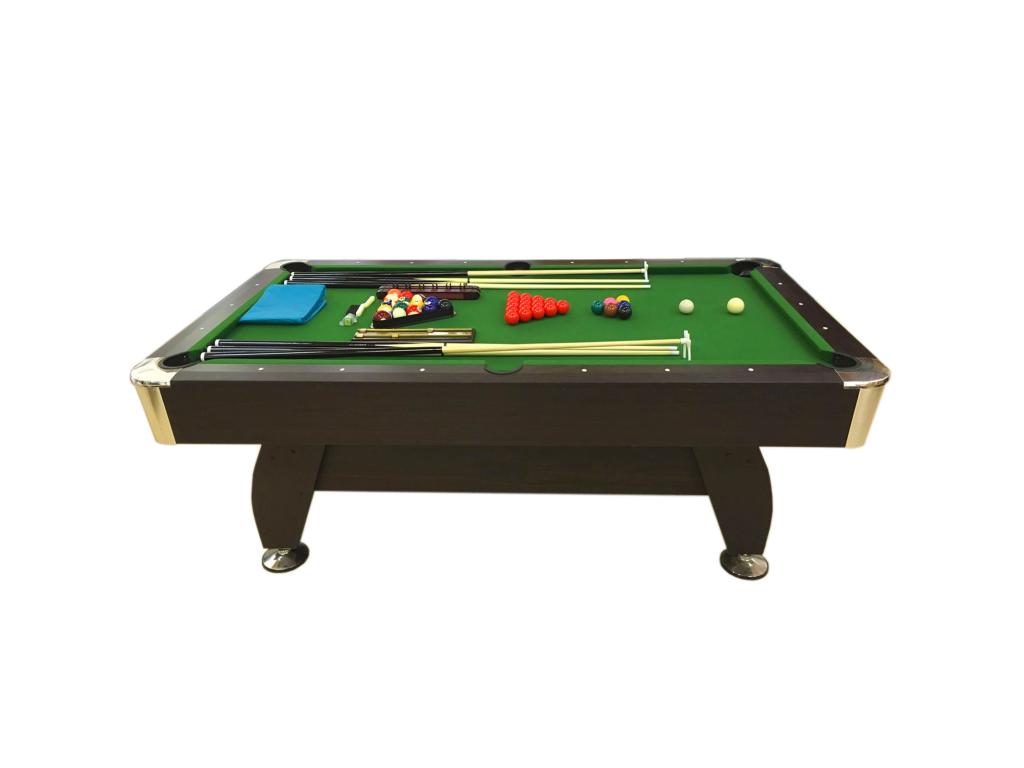 7-Foot Pool Table Complete with Accessories – Iron Green