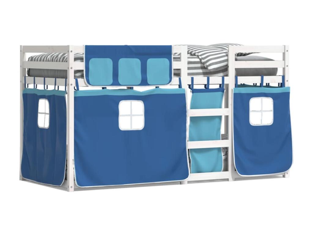 Bunk bed without mattress 90x190 cm solid pine wood