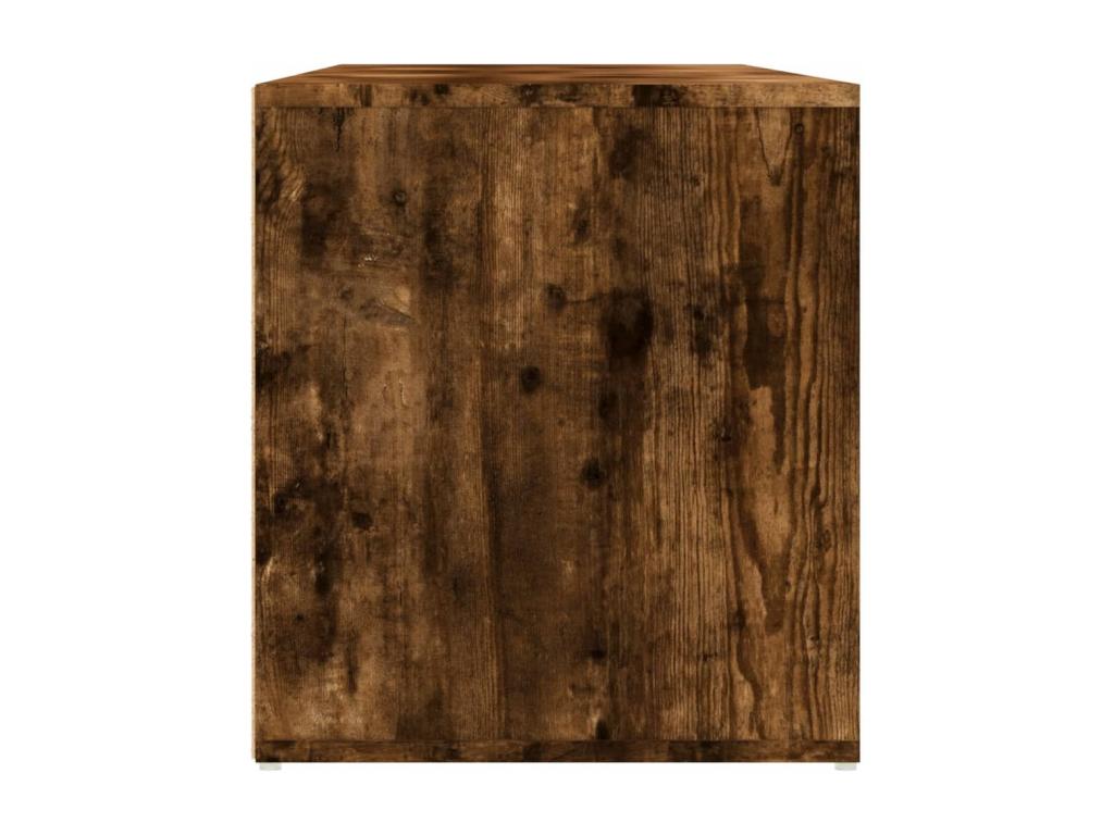 Smoked oak corner cabinet 200x40x45 cm engineered wood