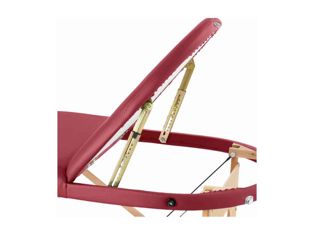 Beige PVC massage bed table 207x93x84 cm 14 0007743