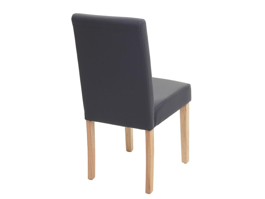 Meubiana dining chair, matte grey, light legs