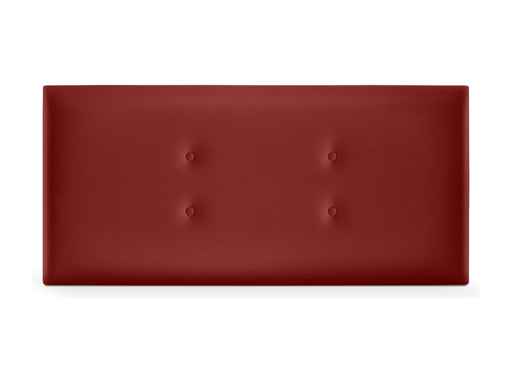 Meubiana Faux Leather Headboard with 2 Button Closures 105x50cm Beds 105 - Red