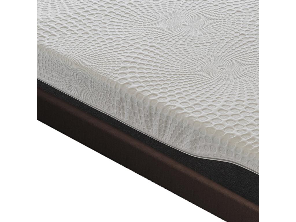 Pocket spring mattress with memory foam, 25 cm high, 13 comfort zones, 180x200 cm