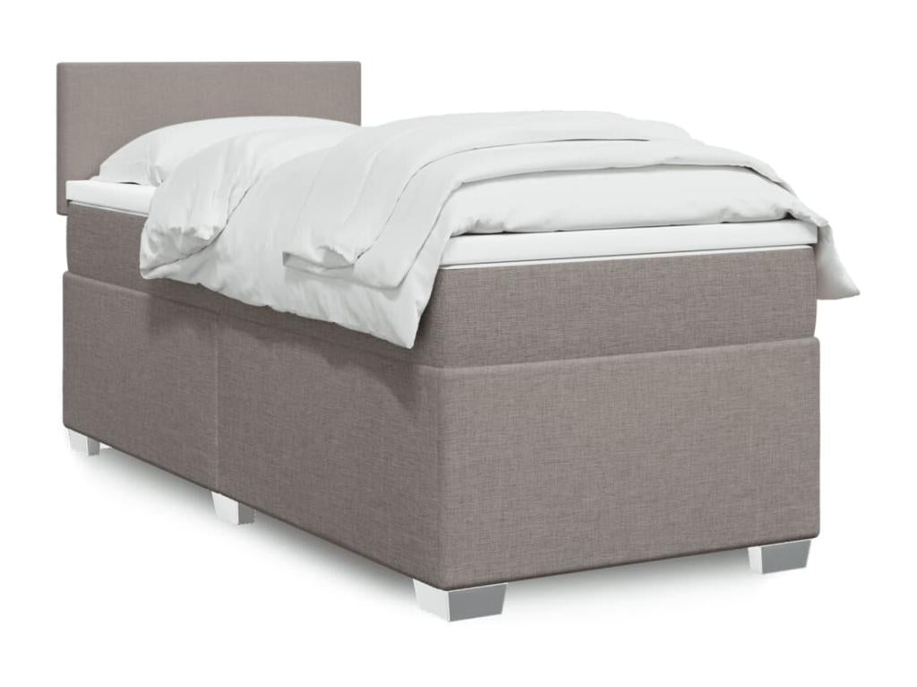 Meubiana bed base with Meubiana 90x200 cm mattress, fabric