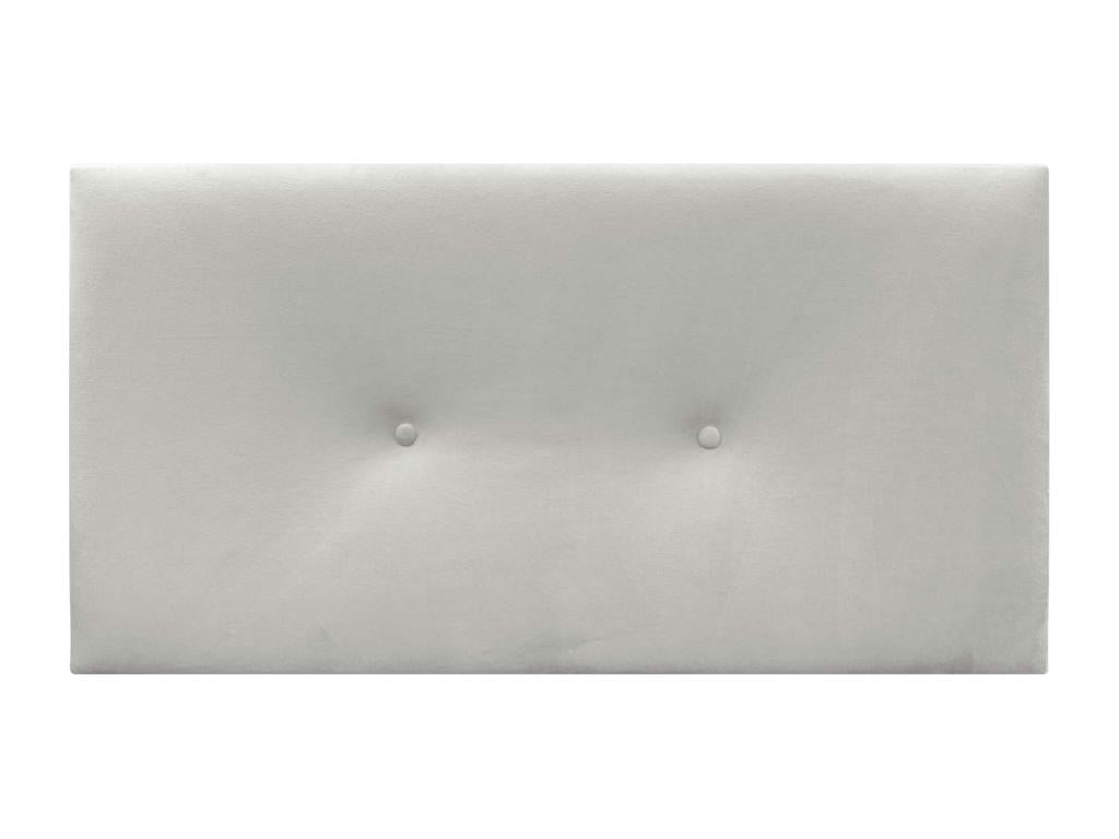Meubiana Smooth Velvet Headboard with Buttons 110x50 Beds 105 - White
