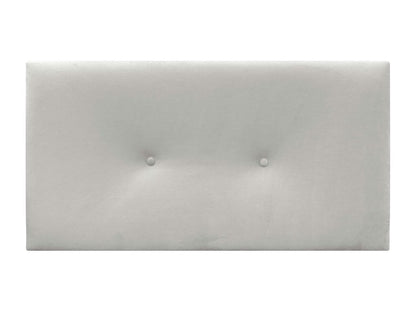 Meubiana Smooth Velvet Headboard with Buttons 110x50 Beds 105 - White