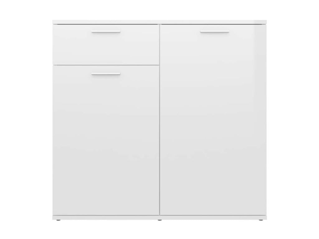 Glossy white sideboard 80x36x75