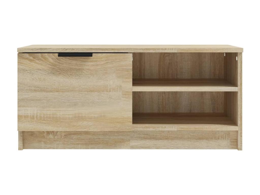 Meubiana Oak TV Stand 80x35x36.5 cm Engineered Wood