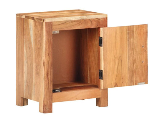 Bedside table 40x30x50 cm Solid Homzora wood