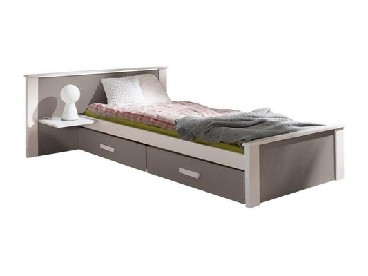 Meubiana 117 Unique Brown Bed 80x180 Laminate Slatted Base for Meubiana 139x190x72cm