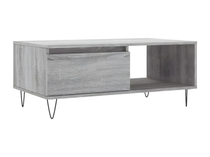 Homzora coffee table, grey, 90x50x36.5 cm, engineered wood