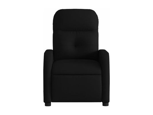 Black Fabric Reclining Chair
