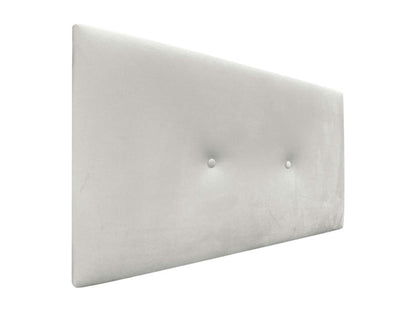 Meubiana Smooth Velvet Headboard with Buttons 110x50 Beds 105 - White