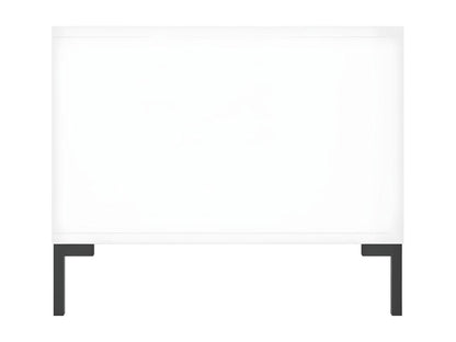 Coffee table, glossy white, 90x50x40 cm, engineered wood