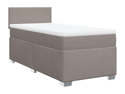 Meubiana bed base with Meubiana 90x200 cm mattress, fabric