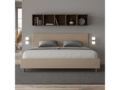 Meubiana 180x200 Upholstered Storage Bed in Faux Leather