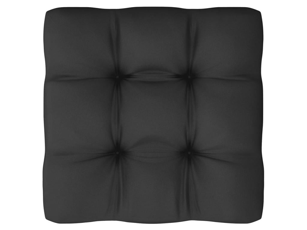 8-piece garden furniture set with cushions, white, solid pine wood, 3