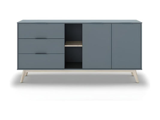 2-Door, 2-Shelf, 3-Drawer Buffet, 165 cm Wide - Homzora