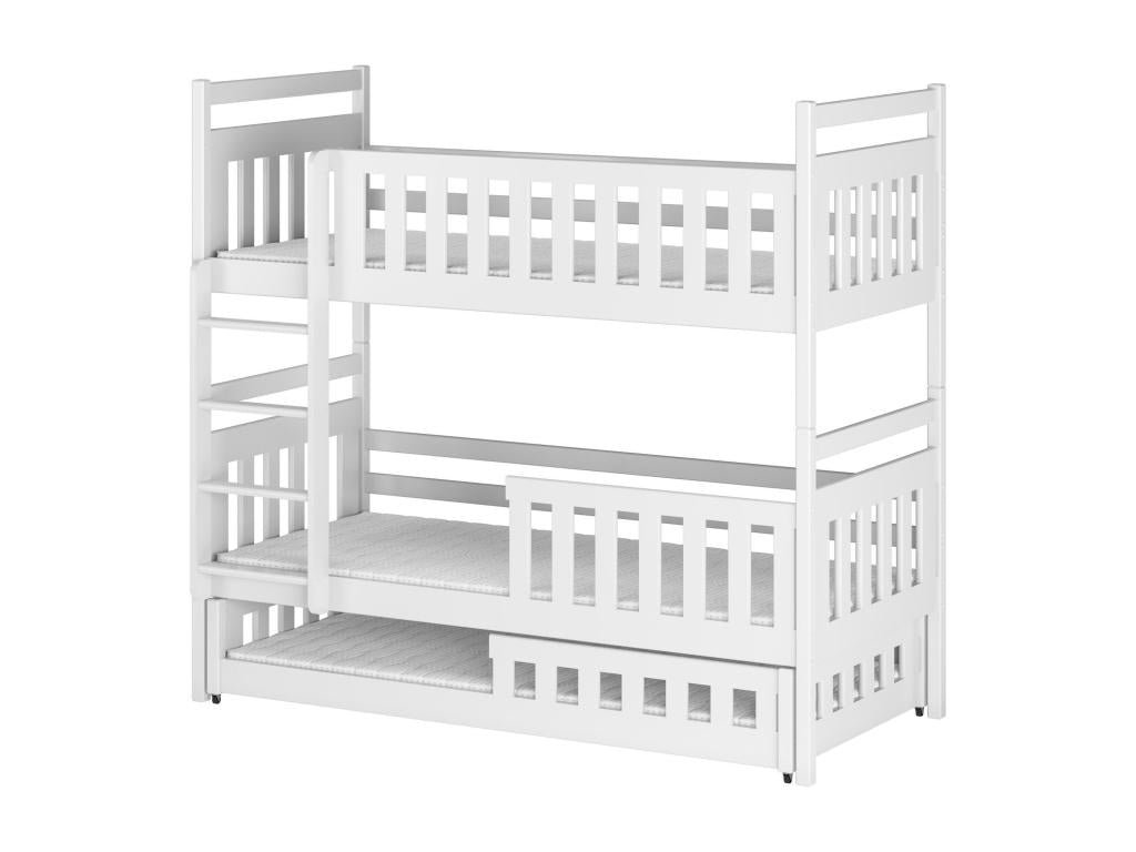Meubiana BB002 Bunk Beds 80x180 cm White