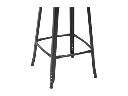 Meubiana black metal stools - Set of 2