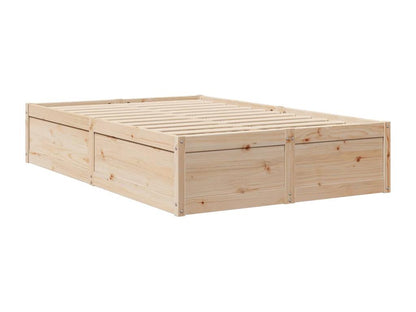 Bed frame 120x200 cm solid pine wood