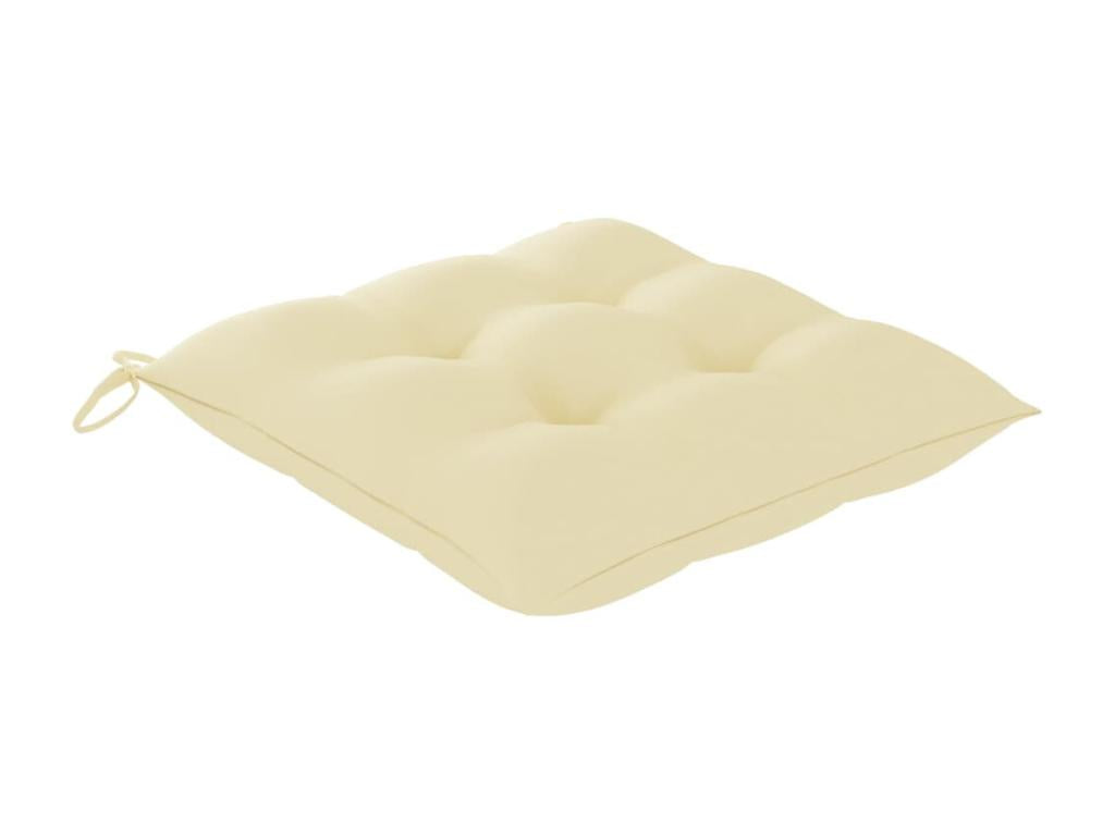 Set of 3 outdoor dining chairs with cushions, Meubiana solid wood, 23