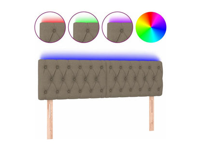 Doucezen LED Headboard 160x7x78/88 cm Fabric