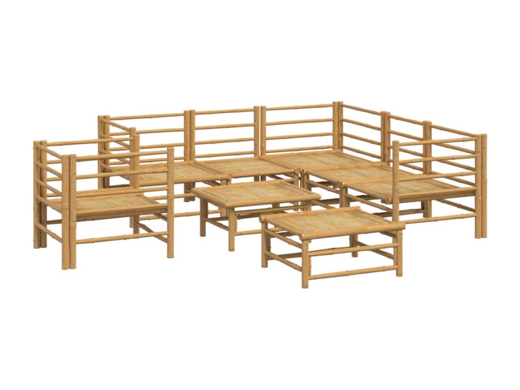 Homzora brown garden furniture set 55x65x30 cm 02 0017588