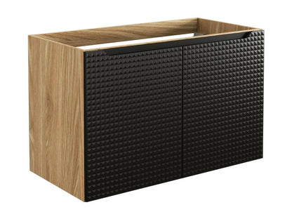 Homzora CUW90 2D Under-Sink Cabinet 90x46x57 Black