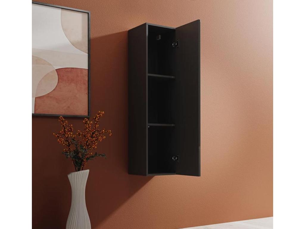 Homzora Wall Cabinet for Living Room/Dining Room in Grey, 30x30x120cm