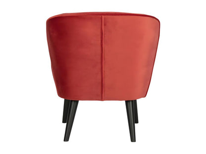 Meubiana - Raspberry velvet armchair