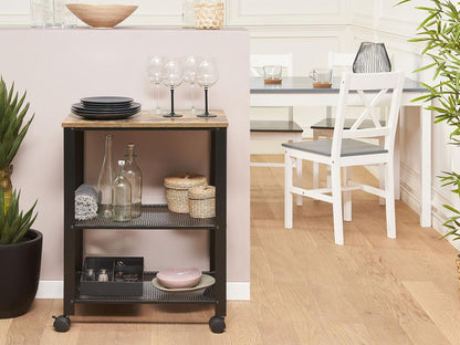 Meubiana Kitchen Trolley Brown/Black