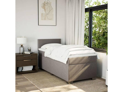 Meubiana bed base with Meubiana 90x200 cm mattress, fabric