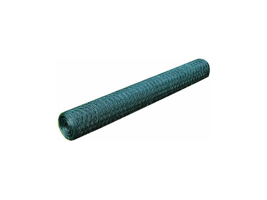 Galvanized steel wire mesh with PVC coating, 25x0.75 m, Green, 3