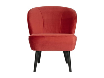 Meubiana - Raspberry velvet armchair