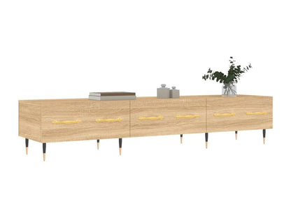 Homzora oak TV stand 150x36x30 cm engineered wood