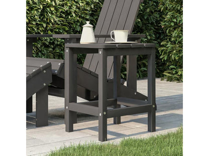 Meubiana Anthracite Garden Table 38x38x46 cm HDPE