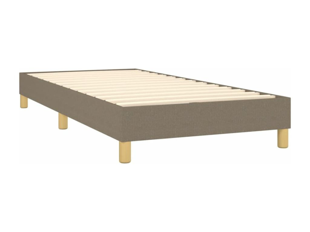 Upholstered bed base with Meubiana mattress 90x190 cm Fabric