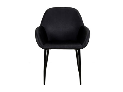 Meubiana Black Velvet Armchair - Set of 2