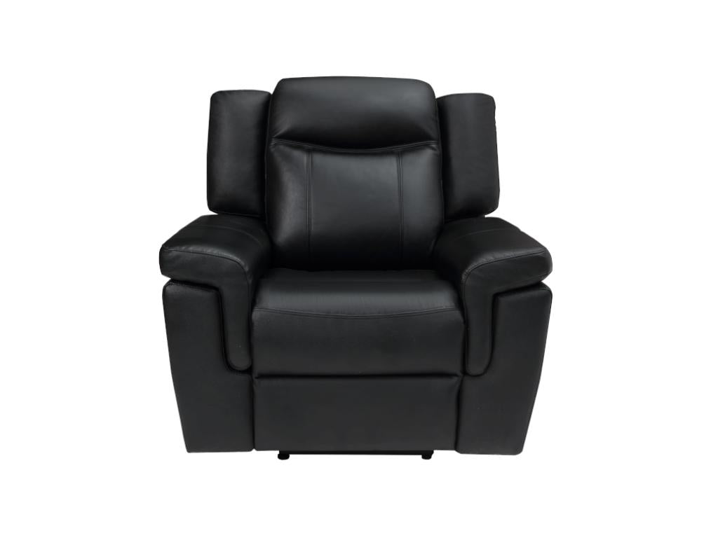 Meubiana electric armchair in black leather Meubiana