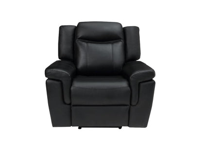Meubiana electric armchair in black leather Meubiana