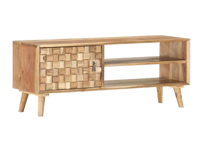 TV stand 100x35x40 cm Solid Homzora wood