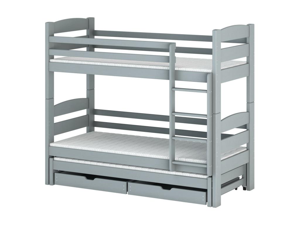 Meubiana bunk beds BB004 90x190 cm Gray