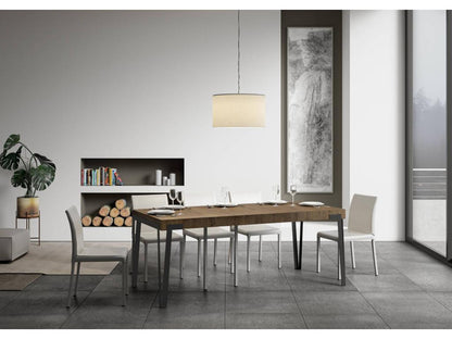 Extendable console 90x40/196 cm Doucezen Small Premium Walnut Ruille frame