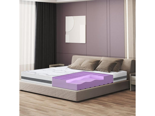 Single Mattress 135x195 with Memory Foam - Premium Quality - Height 25 cm - Made in Italy