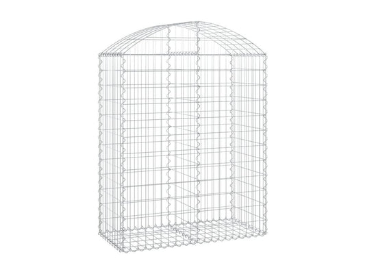 Arched gabion basket 100x50x120-140 Galvanized iron