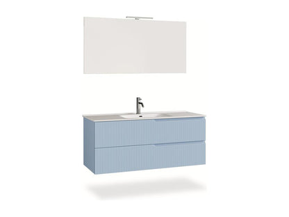 Homzora 4-piece bathroom set in blue