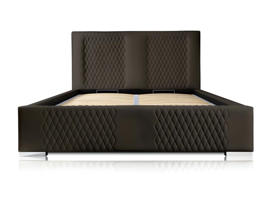 Storage bed 160x200 cm, anthracite grey - Meubiana Collection