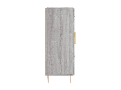 Meubiana grey sideboard 69.5x34x90 cm engineered wood