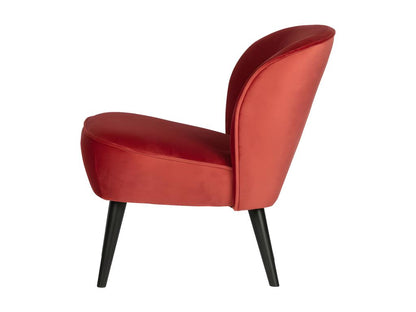 Meubiana - Raspberry velvet armchair